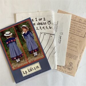 🛍️$5 Add-on🛍️ Kids apple dress sewing pattern